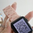 thumbnail image 3 of Correas de reloj de repuesto para PC Correas de reloj inteligente con hebilla de metal para Iwatch 1 2 3 4 5 6 7 Se Rosa 38 40 41 mm, 3 of 5