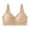 Beige, variant on MEICHEN Ladies Jelly Tshirts Bras Solid Full Coverage Push Up Bras No Show Underwear Trendy Summer Fall Essentials Clothes