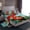 Red Blue Green, variant on Homewish Country Flower Floral Twin Sheet Set,Rustic Spring Garden Red Blue Green,Ultra Soft Decor For Adults,3-Piece