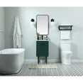 thumbnail image 3 of 18 inch single bathroom vanity in green, 3 of 5