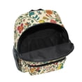 thumbnail image 6 of FORMRS Kids School Backpack with Front Zippered Pocket 12" Student Travel Daypack, Beige Cartoon Animals, 6 of 6
