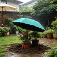 thumbnail image 4 of Umbrella Garden Shade Parasol for Potted Flowers 49.2x39.4 Inch Sun Protection Canopy for Yard Patio Deck Outdoor Shelter Cover Durable Frame Easy Setup, 4 of 4
