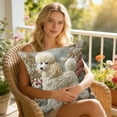 thumbnail image 3 of Specollect 3 Pcs Cute Animal Print Pillow Cover Polyester Sofa Living Room Decorative Throw Cushion Cover Embroidered-Like Design Home Decor 45x45cm, 3 of 8