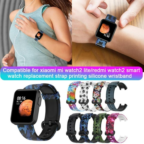 XingJian LLC Camouflage Blue Smart Watch Band for Xiaomi Mi Watch 2 Lite and Redmi Watch 2 Lite Walmart