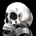 thumbnail image 5 of K-KED 100pcs Gothic Mens Skull Bones Biker Ring Men Stainless Steel Delicate Jewelry Size 6-13, 5 of 9