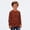 Orange, variant on RTKFRFLM Kids Basic Striped Tee Long Sleeve Soft Cotton T-Shirt for Boys Girls Orange 7-8 Years