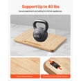 thumbnail image 2 of KFFKFF Appliance Slider, Compact 10.5 x 13-inch, Rolling Tray with Rubber Wheels & Hollow Handle, Easy to Clean, Sliding Tray for Coffee Machines, Kitchen Countertop, Natural Wood Design, 2 of 9