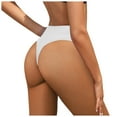 thumbnail image 4 of Sopiago Womens Bikini Bottoms Mid Rise Bathing Suit Bottom Full Coverage Swimsuit Bottoms for Women Ruched Scrunch Swim Bottom White,M, 4 of 7