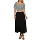thumbnail image 2 of TOP CORTO SMOCKED INSPIRADO CHIC PARA MUJERES CON MANGAS BUBBLE EN CUADROS GINGHAM NEGRO Y BLANCO, 2 of 6