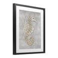 thumbnail image 3 of Stupell Industries Grey Seahorse Drawing Black Framed Print Under Glass design by Patti Bishop, 21 x 17, 3 of 10