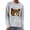 Gray, variant on Fall Womens Sweater Knit Cute Animal Graphic Long Sleeve Crewneck Pullover Tops White