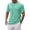 A02-Light Green, variant on Men's T-Shirt Casual Crew Neck Solid Color Sports Tee Comfort Soft Tops Fashion Clothes for Mens,Grey