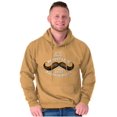 thumbnail image 4 of Funny Moustache Responsibility Joke Hoodie Hooded Sweatshirt Men Brisco Brands 2X, 4 of 6