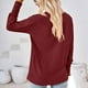 thumbnail image 3 of Ichuanyi liquidación para mujeres con cuello en V de manga larga botón de encaje suelto camiseta ICHUANYI WER202308242012, 3 of 3