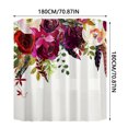 thumbnail image 3 of Polyester Shower Curtain Clearance Sale! Shower Curtain 70X70 Inch with 12 Plastic Hooks Waterproof Shower Curtain Bathroom Heavy Side Shower Curtain Machine Washable Quick Dry, 1Pc Shower Curtain, 3 of 8