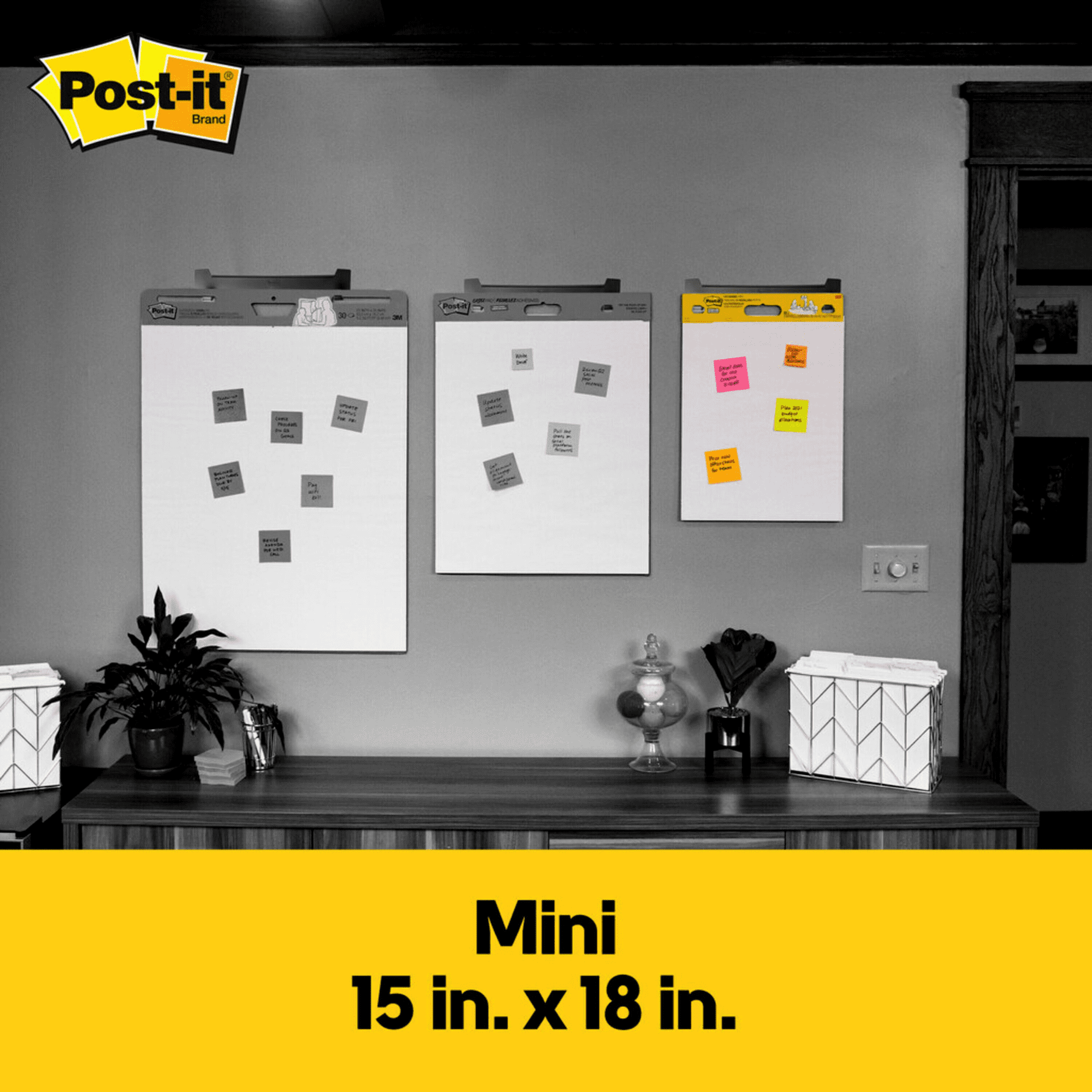 Post-it Super Sticky Mini Easel Pad: 15 in. x 18 in. / (White) [6-pack] 577SS