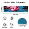 thumbnail image 2 of Flamingo Absorbent Runner Rug Kitchen Runner Rubber Mats, Washable, 15.7"x59", Rectangular, 2 of 6