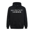 thumbnail image 2 of Sudadera con capucha de secretaria, estaré allí para ti, estilo retro, de manga larga, para verano, para hombre, ropa deportiva divertida, otoño, 2 of 4