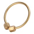 thumbnail image 3 of Screw Lock Clip Key Ring, Annealed Portable Brass Screw Lock Keychain Lightweight  For Outdoor Backpack, 3 of 8