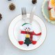 thumbnail image 3 of 12 piezas de fundas para cubiertos de Navidad, decoración de mesa para regalos de fiesta de Navidad (muñecos de nieve), 3 of 5