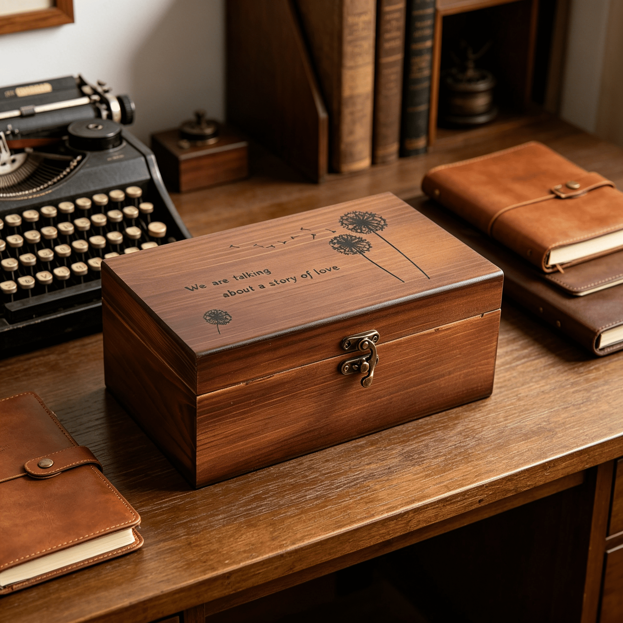 XIBUFE 2026 New Household Storage Container Sundries Storage Box Wooden Needlework Box, for Organizing Home Supplies, Sewing Kits, Craft Materials, Office Stationery, Small Tools.
