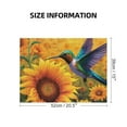 thumbnail image 2 of Shiartex Sunflower Hummingbird Puzzles for Adults, Bird Flower Art Jigsaw Puzzles, Colorful Challenge Sunflower Plant Puzzle as Hummingbird Wall Decor 500 PCS, 2 of 6