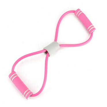 BESTSKY 8-Shaped Resistance Band for Arm and Shoulder Training,Full-Body Stretch Bands for Strength Training and Rehabilitation,Pink