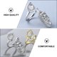 thumbnail image 2 of 1 UNID Open FingernaRail Ringwomen Nail Anillo Decorativo Rhinestone Anillo Decoración, 2 of 5