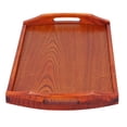 thumbnail image 3 of Loewten Serving Tray,Wood Tray,Rectangular Wooden Tray With Handle Food Serving Tray Storage Tray For Dinner Restaurant, 3 of 8