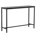 thumbnail image 5 of Tcbosik 41.3" Simple Console Table, Behind Couch Sofa Table with Metal Legs, Narrow Foyer Table for Living Room, Entryway, Hallway, Easy Assembly, Black, 5 of 8