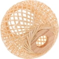 thumbnail image 1 of Ceiling Light Shade Bamboo Design Vintage Lampshade For Bedroom Chandelier Round Shape 1Set, 1 of 4
