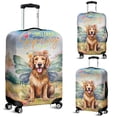 thumbnail image 2 of Welcome Spring Fairy English Setter in Flower Meadow Travel Luggage Cover Dog Lover Suitcase Dust Protective Decor - 13002, 2 of 5