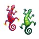 thumbnail image 1 of Escultura de decoración de pared de Gecko Sunnimix regalo de valla de jardín 22x13cm, 1 of 8