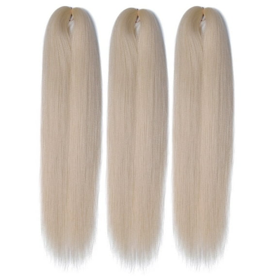 Dosso Beauty 3 Bundle Pack 28" Pre-Stretched Hypoallergenic Itch-Free Braiding Hair (613)