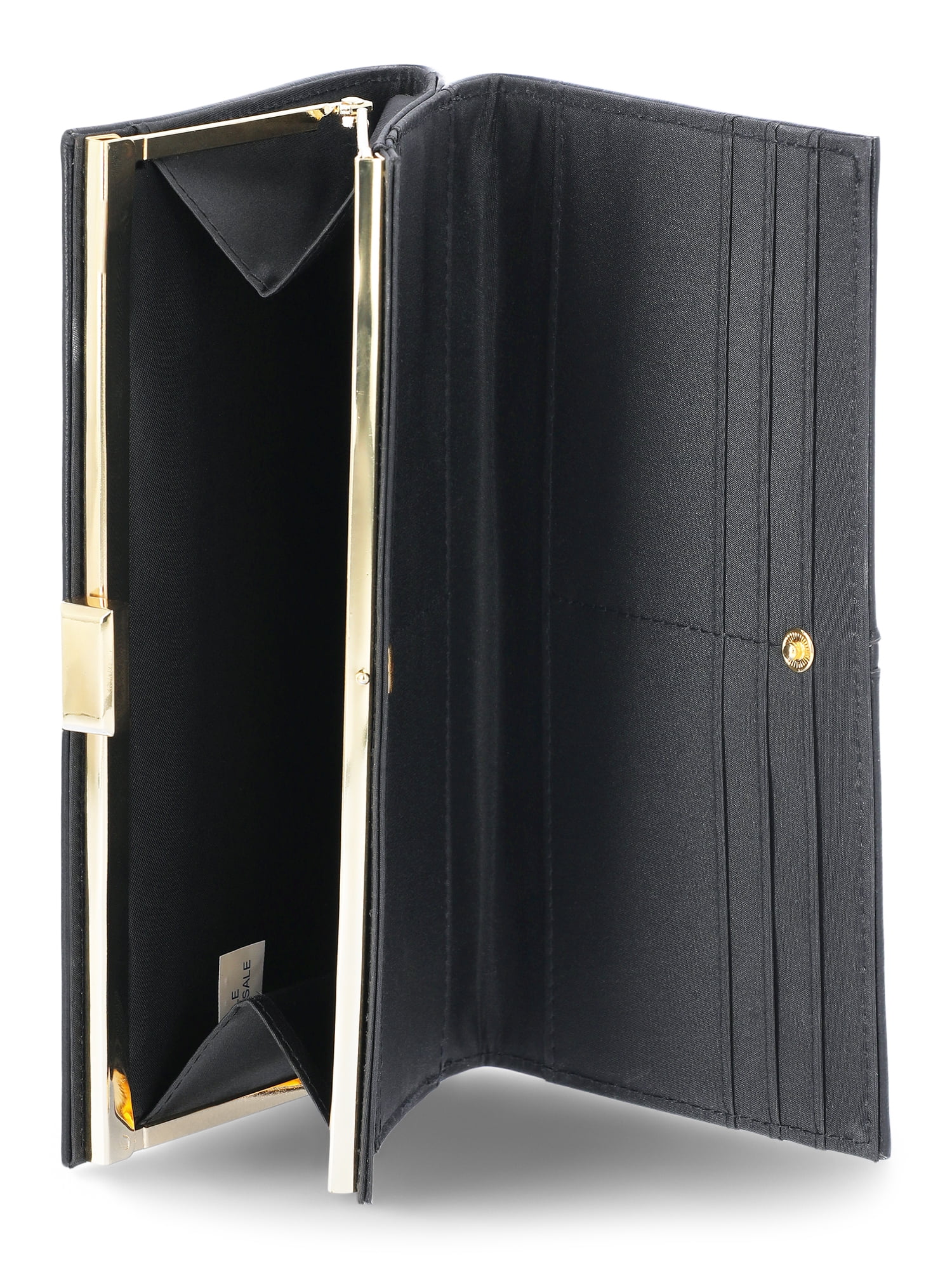 Time and Tru Women's Kinsley Wallet, Black