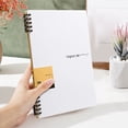 thumbnail image 6 of A5 5 Ring Binder Refillable Notebook, PU Leather Loose Leaf Journal for Office, Home School Organizer, 6 of 9