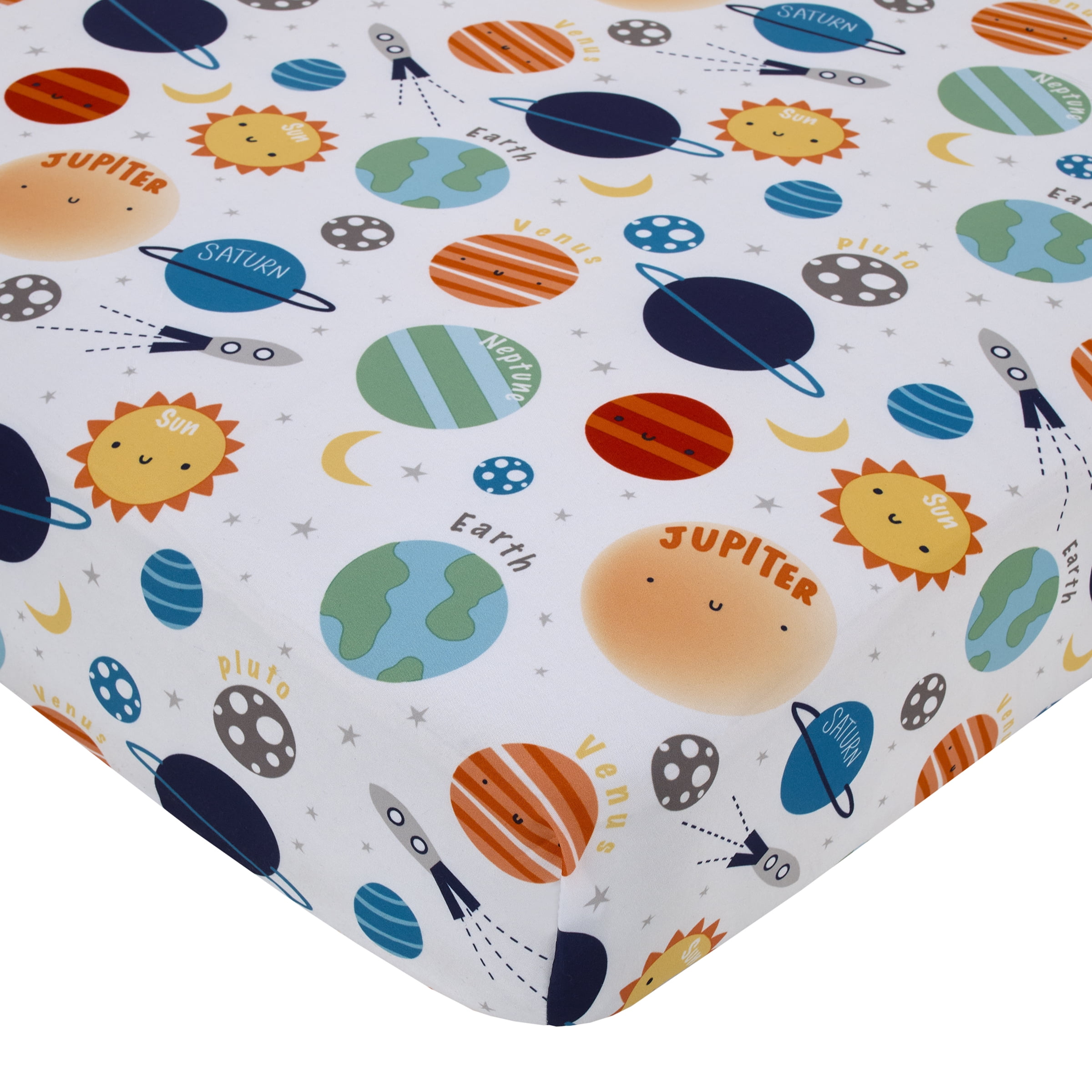 Parent's Choice Space Glow-In-Dark 3-Pc Toddler Bed Set, Comforter, Sheet, Pillowcase