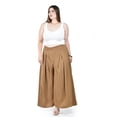 thumbnail image 1 of Pantalon tipo palazzo Roman Fashion /Tallas Extras, 2632 (Moka) cafe 42, 1 of 6
