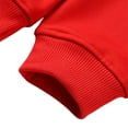 thumbnail image 6 of DODADAWANJ Plus Size Hoodies for Unisex Long Sleeve Casual Fall Sweatshirts with Hood Loose Fit Solid Color Drawstring Hooded Pullovers with Pocket Red XXXXL, 6 of 7
