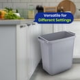 thumbnail image 3 of Durable DURABIN 60L Grey Plastic Waste Bin for Office Home & Public Spaces, 3 of 8