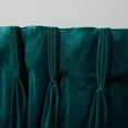 thumbnail image 6 of Exclusive Home Velvet Heavyweight Light Filtering Hidden Tab Top Curtain Panel Pair, 52"x108", Teal, 6 of 7