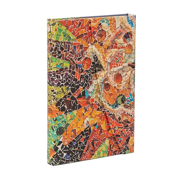 Gaudi's Sun Mini Unlined Hardcover Journal, 176pg, 85gsm, Antoni Gaudi Collection by Paperblanks (Gaudi's Mosaics), (Hardcover)