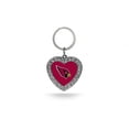 thumbnail image 1 of Arizona Cardinals Bling Rhinestone Heart Keychain, 1 of 2