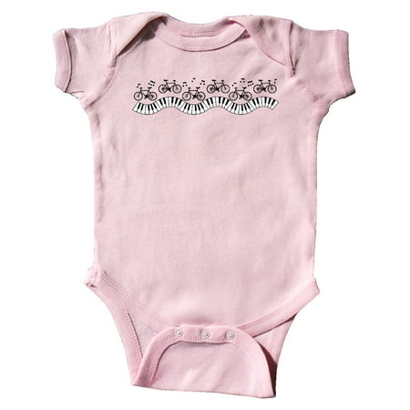 

Inktastic Musical Bicycles Gift Baby Boy or Baby Girl Bodysuit