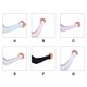 thumbnail image 4 of Wosthever Ciclismo guante antideslizante actividades hombres mano brazo Protector largo verano sol conveniente medio dedo manga para conducir Ropa Deportiva, Zapatos No. 4, 4 of 6