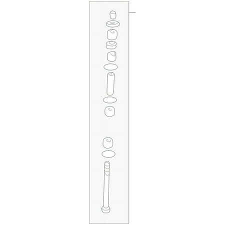 Genuine OE Mitsubishi Stabilizer Link - MR586053 Fits select: 2003-2004 MITSUBISHI MONTERO, 2001-2002 MITSUBISHI MONTERO SPORT XLS