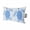 Light Blue, White, Blue, variant on Coastal Turtle Outdoor Pillows for Chaise Lounge Chair Waterproof Lumbar Pillows with Insert&Adjustable Elastic Strap Beach Headrest Pillow Blue Ocean Boho Summer Beach Weaves Pillow for Pool 12"x20"