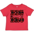 thumbnail image 3 of Inktastic Big Bro Buffalo Plaid Brother Boys Toddler T-Shirt, 3 of 5