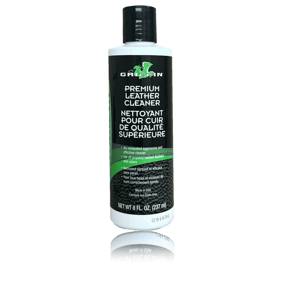 Griffin Leather Cleaner (8 oz) - Clean, Polish and Rejuvenate Leathers