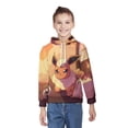 thumbnail image 2 of Flareon Hoodie with Pocket Cartoon Anime for Boys Girls Teens Gift, 2 of 6